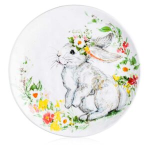 Тарелка обеденная Certified Милый кролик 28см керамика