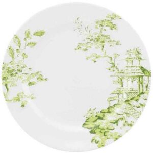 Тарелка обеденная Lenox Шелковая сказка Скаламандре 29см зелёная 2