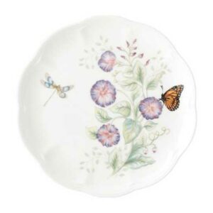Тарелка закусочная Lenox Бабочки на лугу Птицы Сиалия 23см 2