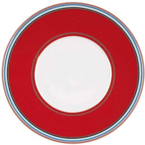 Тарелка закусочная Lenox Городские ценности DKNY 21см красная 2