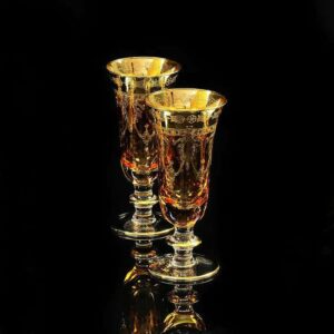 Набор бокалов для шампанского янтарный Migliore Ambra