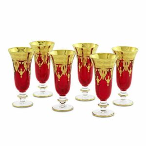Набор бокалов для шампанского Migliore Rosso 6 шт