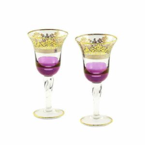Набор бокалов для вина фиолетовый Migliore Luciana