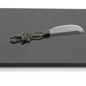 Доска для сыра прямоугольная с ножом Michael Aram Чёрная орхидея 46×25см чёрная 2