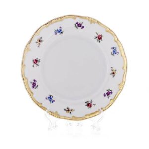 Набор глубоких тарелок Веймар Мейсенский цветок 24см