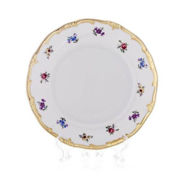 Набор глубоких тарелок Веймар Мейсенский цветок 24см