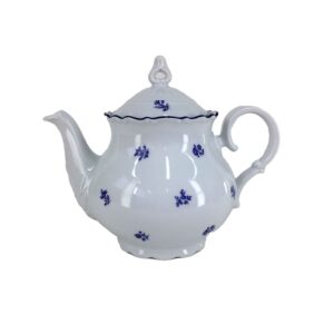 Чайник Тхун Офелия Мелкие синие цветы 1,2 л с крышкой2