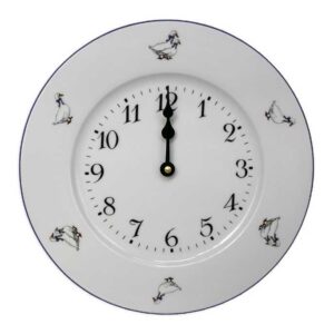 Часы на тарелке Тхун Nina Гуси 26 см 2