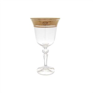 Набор бокалов для вина Кристалекс Богемия Кристина Золото 220мл 2