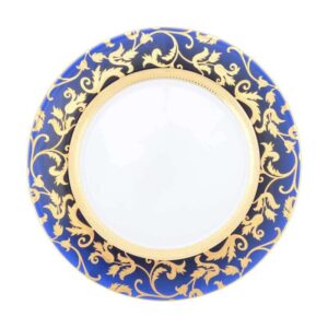 Набор тарелок Falkenporzellan Constanza Tosca Blueshade Gold 17 см GLPM 48046 2