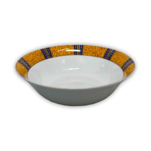 Салатник круглый Тхун Cairo Сине-желтые полоски 16 см2