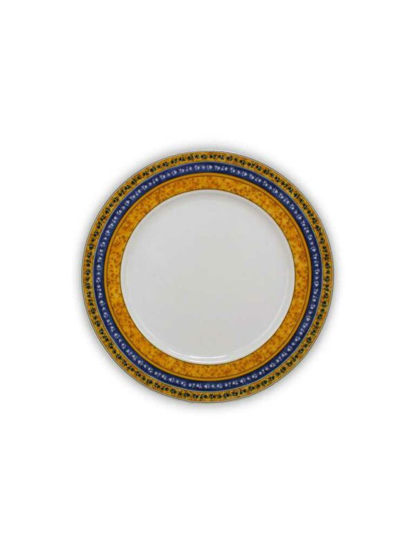 Тарелка десертная Тхун Cairo Сине-желтые полоски 19 см 2