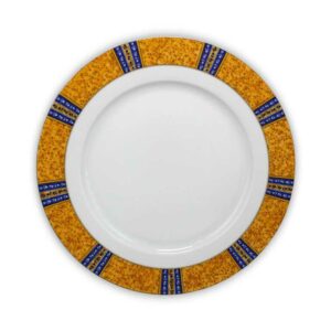 Тарелка мелкая Тхун Cairo Сине-желтые полоски 25 см 2