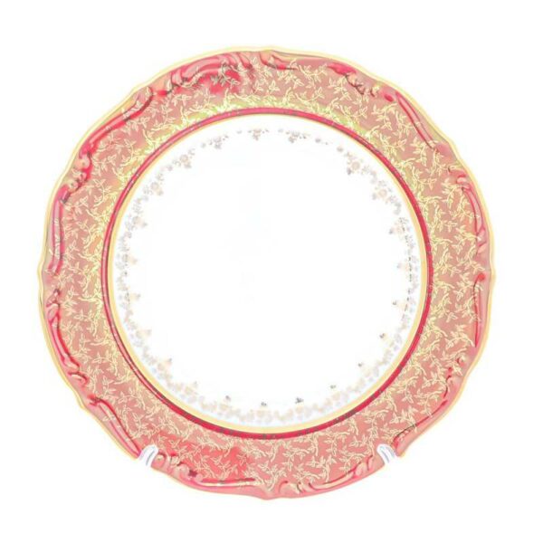 Блюдо круглое Repast Красный лист Мария тереза 30 см2