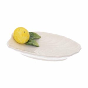 Блюдо ракушка Annaluma Лимоны 20x16 см 2