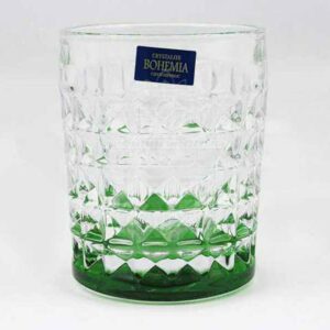 Набор стаканов Crystalite Bohemia Diamond Зеленый 230мл 2