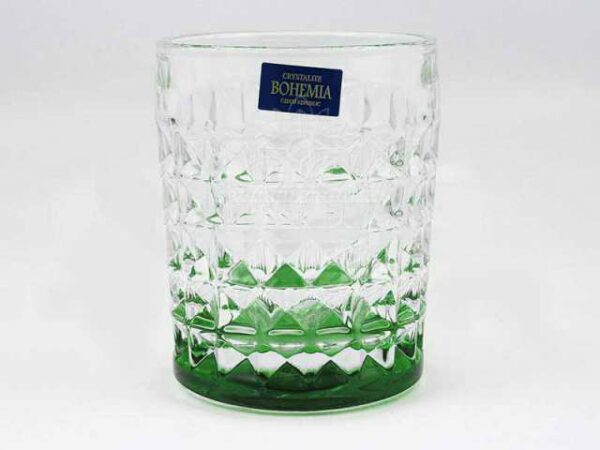 Набор стаканов Crystalite Bohemia Diamond Зеленый 230мл 2