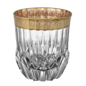 Набор стаканов Art Design Адажио Королевская лента золотой 350 мл