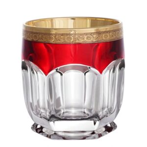 Набор стаканов Кристалайт Богемия Сафари Красные 250 мл
