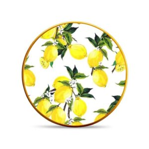 Набор тарелок Toygar Лимон белый 21см
