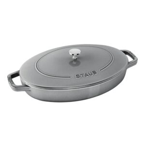 Сковорода овальная Staub Specials 33см серый графит