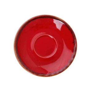 Блюдце для кофейной чашки Porland Seasons Red 12 см красный Posuda Moskva