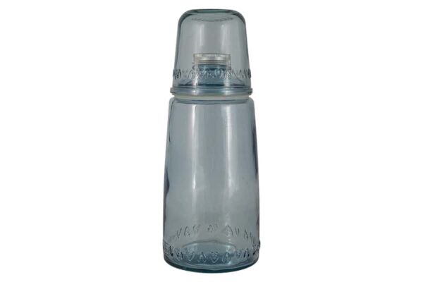 Бутылка для воды San Miguel Natural Water голубые 1л со стаканом 0