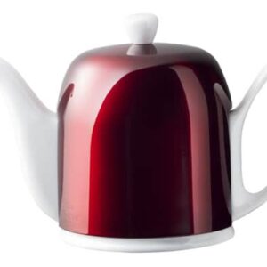Чайник заварочный Degrenne Salam 1 л 6 чашек белый с красной муфтой Посуда Москва