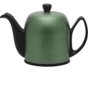 Чайник заварочный Degrenne Salam 1 на 6 чашек с зеленой муфтой черный Посуда Москва