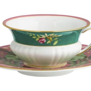 Чашка чайная с блюдцем Wedgwood Розовый лотос 140 мл Посуда Москва