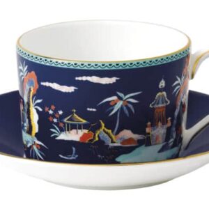 Чашка чайная с блюдцем Wedgwood Вандерласт Пагода 150 мл Посуда Москва