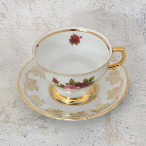 Набор чайных пар Queen’s Crown Aristokrat Роза 220 мл 59014 Посуда Москва