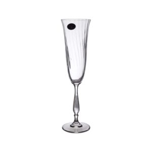 Набор фужеров для шампанского Crystalite Bohemia Fregata Optic 190 мл (1 6) 59531 Посуда Москва