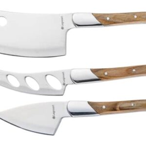 Набор ножей для сыра Legnoart Reggio ручки из светлого дерева 3 пр японская Посуда Москва