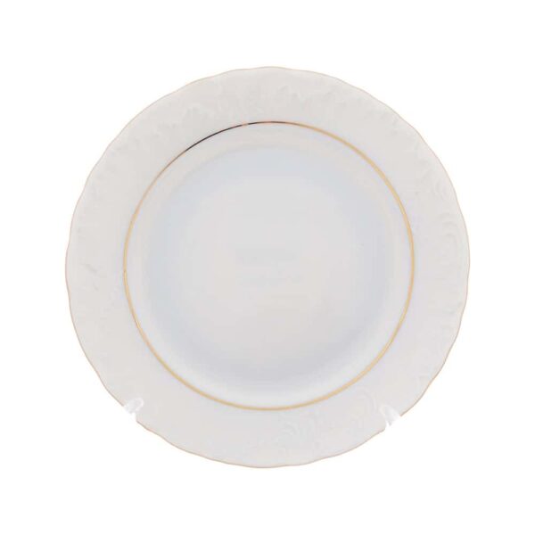 Набор плоских тарелок 17 см Repast Rococo с зол полос 59849 Посуда Москва