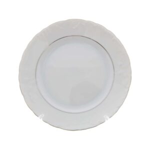 Набор плоских тарелок Repast Rococo с платин полос 19 см 59873 Посуда Москва