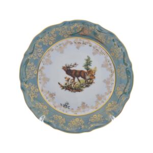 Набор тарелок Repast Охота зеленная Мария-тереза 17 см 57431 Посуда Москва
