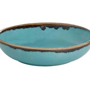 Салатник полуглубокий Porland Seasons Turquoise 17x4 см 415 мл бирюзовый Posuda Moskva