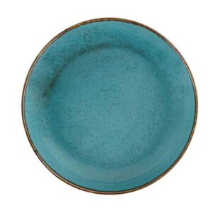 Салатник полуглубокий Porland Seasons Turquoise 22x4 см 835 мл бирюзовый Posuda Moskva