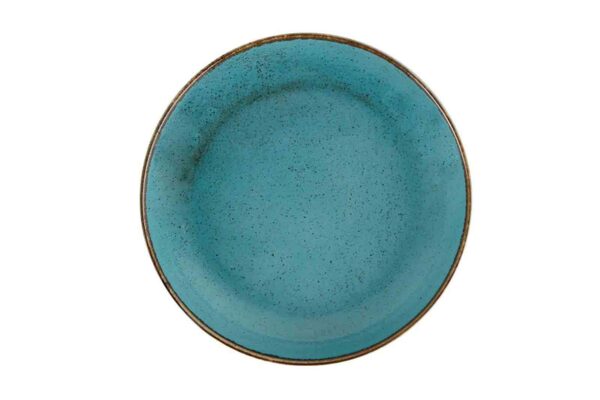 Салатник полуглубокий Porland Seasons Turquoise 22x4 см 835 мл бирюзовый Posuda Moskva