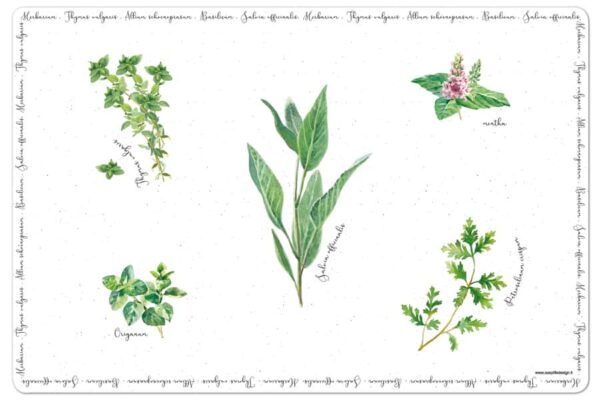 Салфетка под горячее Easy Life Herbarium 45х30 см Posuda Moskva