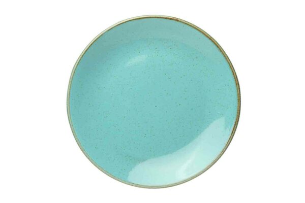 Тарелка Porland Seasons Turquoise 24 см безбортовая бирюзовый Posuda Moskva
