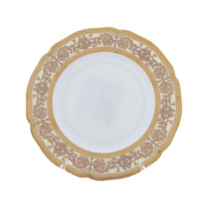 Тарелка Prouna Golden Romance Cream Gold 21см 57116 Посуда Москва