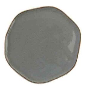 Тарелка с волнообразным краем Porland Dark Grey Seasons 33 см темно-серый Posuda Moskva