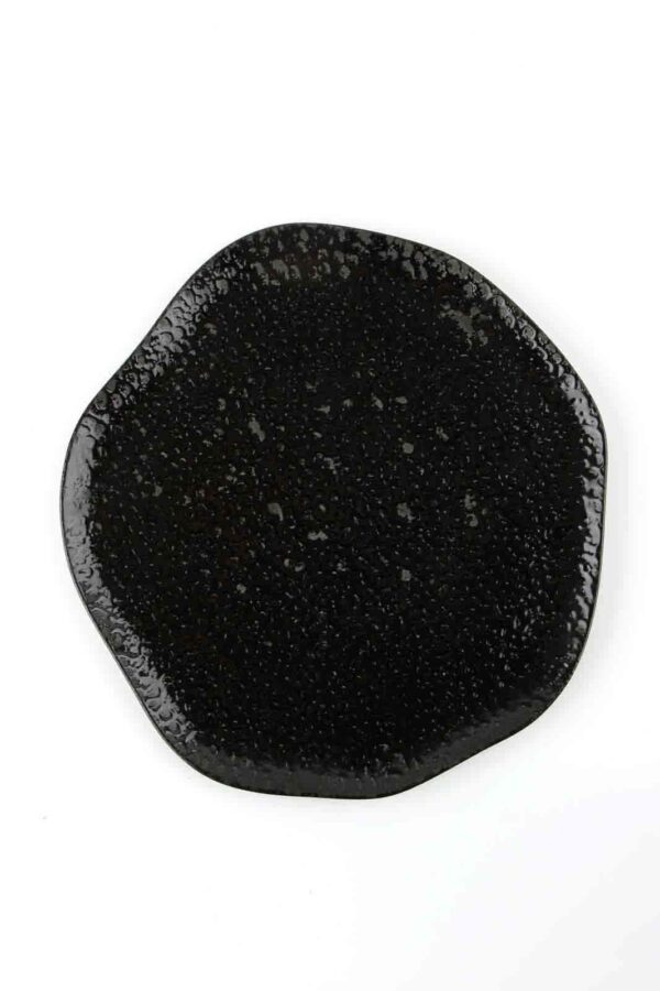 Тарелка с волнообразным краем Porland Seasons Black 21 см черный Posuda Moskva