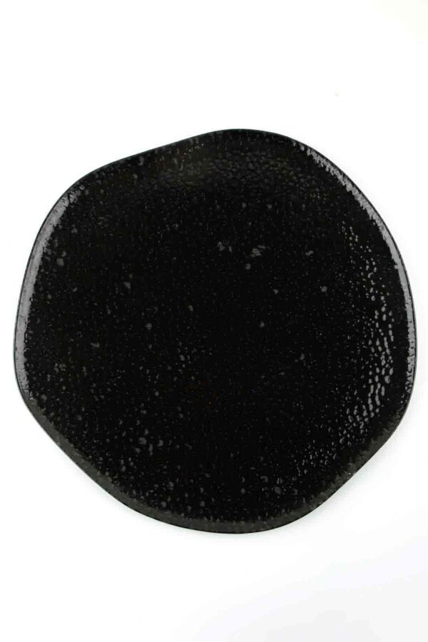 Тарелка с волнообразным краем Porland Seasons Black 33 см черный Posuda Moskva