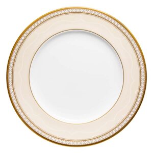 Тарелка закусочная Noritake Трефолио золотой кант 22 см Посуда Москва
