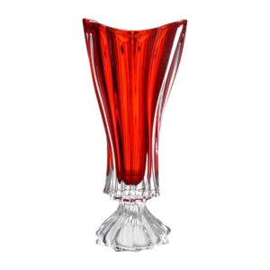 Ваза для цветов Aurum Crystal Plantica 40 см Red 56017 Посуда Москва