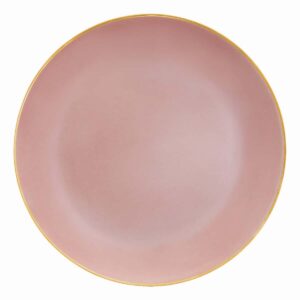 70224 Набор тарелок Porcel Coupe Passion Gold розовый 21 см 6 шт Посуда Москва
