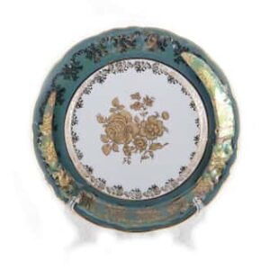 73307 Набор тарелок Carlsbad Роза зеленая 17 см 6 шт Посуда Москва